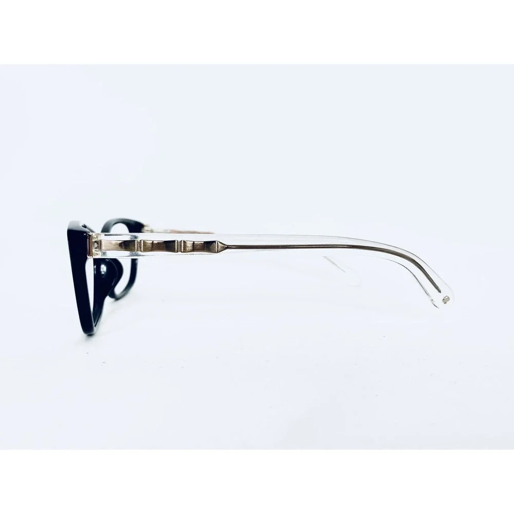 Kate Spade Black Cat Eye Clear Gold Temples Glasses Demi/F 0807 54 14 135
